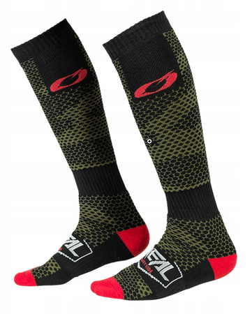 Skarpety O'Neal PRO MX Sock COVERT black/green (One Size)