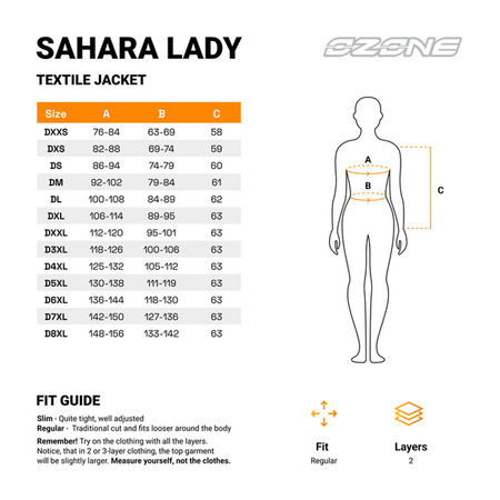 Kurtka Tekstylna OZONE Sahara Lady Black