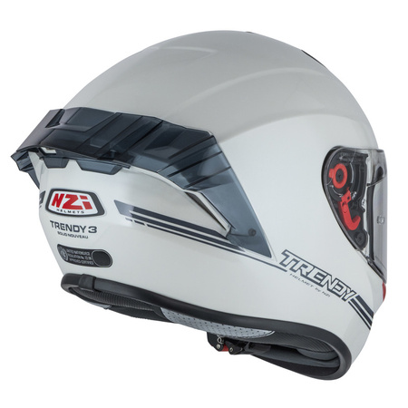KASK MOTOCYKLOWY NZI TRENDY STREAM SOLID NOUVEAU WHITE