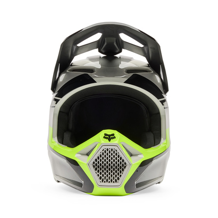 Kask motocrossowy FOX V1 Collect Grey/Yellow MIPS®