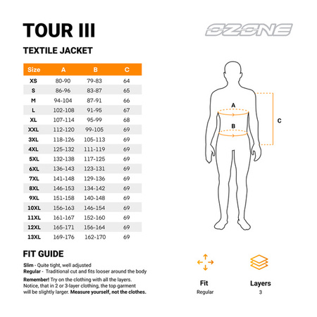 Kurtka Tekstylna OZONE Tour III Black