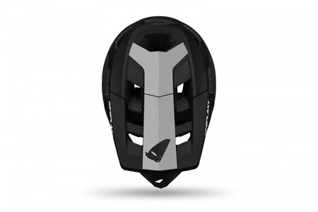 Kask full face dziecięcy Defcon One MTB DH Enduro e-bike hulajnoga czarno-szary