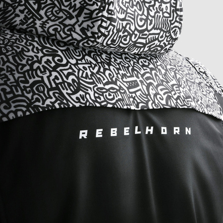 Kurtka Tekstylna REBELHORN Slash Noriaki Black/White Softshell 