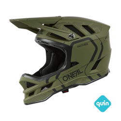 KASK ROWEROWY O'NEAL BLADE POLYACRYLITE STRIKE OLIVE/BLACK + QUIN PRO