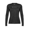 Koszulka Rowerowa Z Długim Rękawem Fox Lady Ranger Tru Dri Black