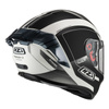 KASK MOTOCYKLOWY NZI TRENDY STREAM ELEGANCE WHITE BLACK TINTED S MATT