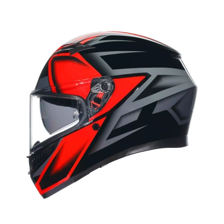 AGV K3 Compound Black/Red – Kask Integralny ECE22.06