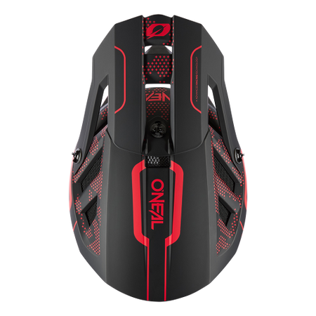 KASK ROWEROWY O'NEAL BLADE POLYACRYLITE STRIKE BLACK/RED + QUIN PRO