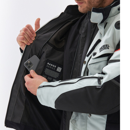 Kurtka tekstylna REBELHORN RANGE GREY/BLACK/RED