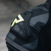 Kurtka skórzana REBELHORN VANDAL Black/Flo Yellow