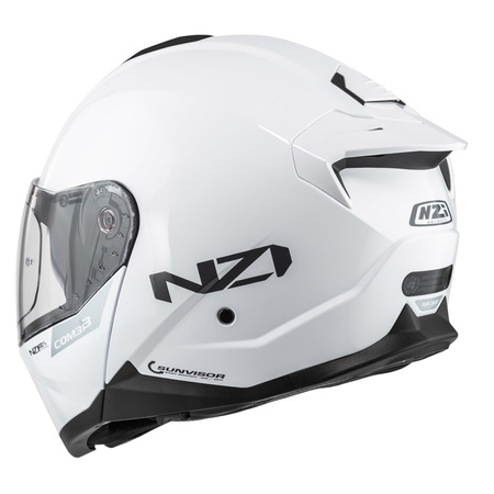 KASK MOTOCYKLOWY NZI COMBI 3 DUO WHITE