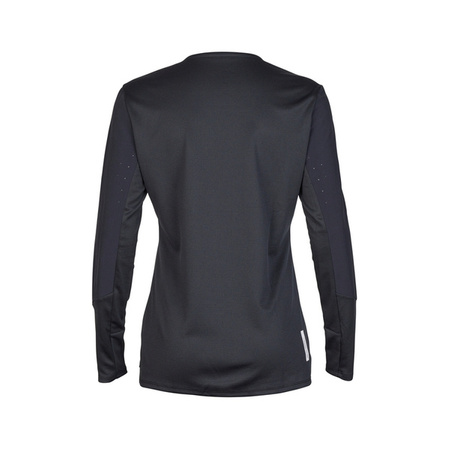 Koszulka Rowerowa Z Długim Rękawem Fox Lady Defend Black