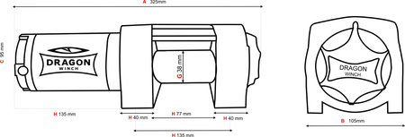 Wyciągarka Dragon Winch Maverick 4000 ST