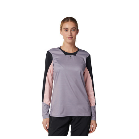 Koszulka Rowerowa Z Długim Rękawem Fox Lady Defend Stone