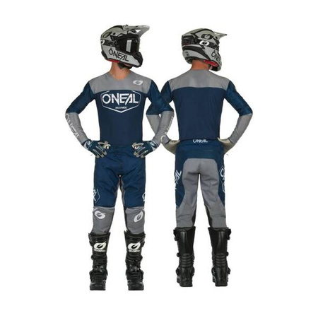 Koszulka motocyklowa off road O'NEAL Mayhem Hexx V.22 Blue/Gray
