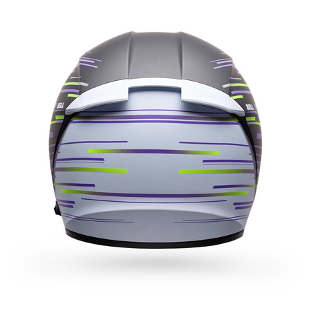 KASK MOTOCYKLOWY BELL LITHIUM VELO MATTE PEARL BLACK YELLOW