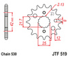 Zębatka przednia JTF519.15 566 15 / 513 15 519 15 KAWASAKI VN 800 '96-'06 (Łań.530)