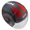KASK MOTOCYKLOWY NZI RINGWAY 2 DUO ANTERA ANTRACITE RED MATT
