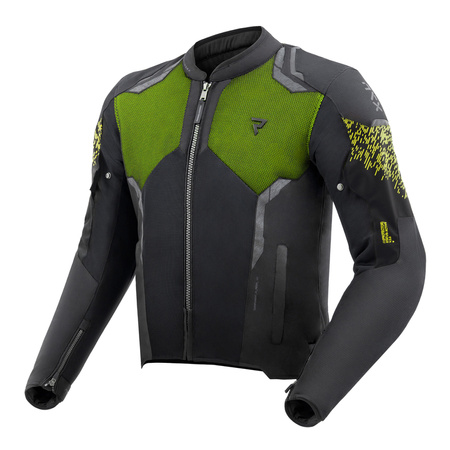 Kurtka Tekstylna Rebelhorn Jax Black/Fluo Yellow Xs