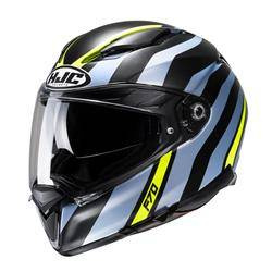 Kask motocyklowy szczękowy HJC F70 Galla Blue/Yellow