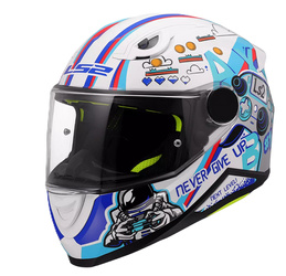 Kask motocyklowy dziecięcy LS2 FF812 Kid Next Level White