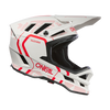 KASK ROWEROWY O'NEAL BLADE POLYACRYLITE STRIKE WHITE/RED + QUIN PRO