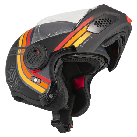 KASK MOTOCYKLOWY NZI MINIMOD DUO WATSON ANTRACITEBLACK ANTRACITE MATT