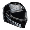 KASK MOTOCYKLOWY BELL LITHIUM ECE6 JETSTREAM BLACK SILVER