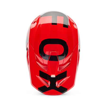 Kask motocrossowy Fox V1 Shield Fluo Red