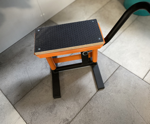 Podstawka stojak pod motocykl pomarańczowa mx motocross KTM enduro