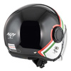 KASK MOTOCYKLOWY NZI RINGWAY 2 DUO SKYLINE BLACK WHITE ITALY