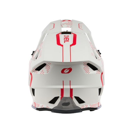 KASK ROWEROWY O'NEAL BLADE POLYACRYLITE STRIKE WHITE/RED + QUIN PRO