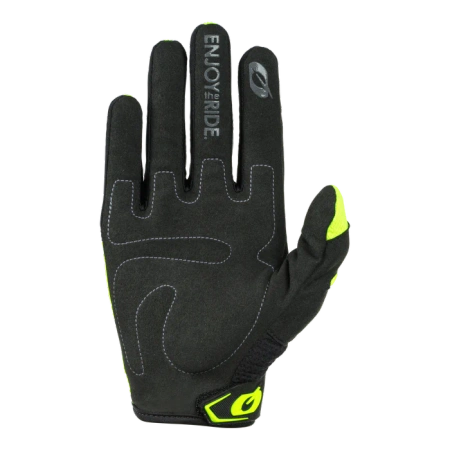 Rękawice O’NEAL ELEMENT Black Neon Yellow MX MTB Motocross Enduro Touchscreen