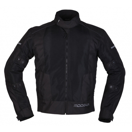 Letnia kurtka motocyklowa Veo Air Modeka czarna na siatce mesh