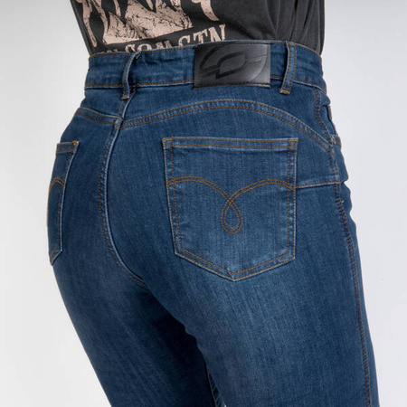 Spodnie Jeans OZONE Striker Lady Slim Fit Washed Blue L30