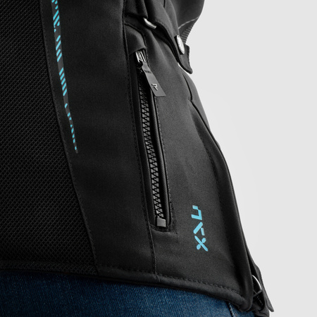 Kurtka Tekstylna Rebelhorn Jax Lady Black/Blue Lagoon