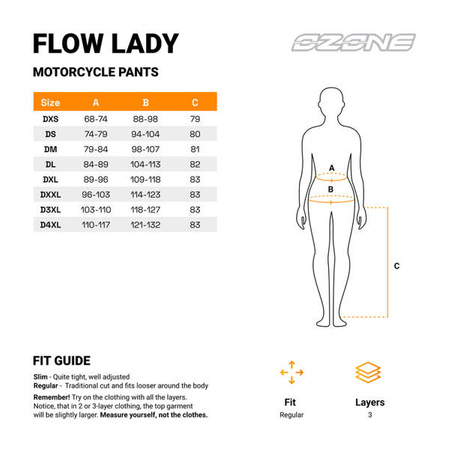 Spodnie Tekstylne OZONE Flow Lady Black