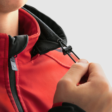 Kurtka Tekstylna REBELHORN Slash Spider Black/Red Softshell 
