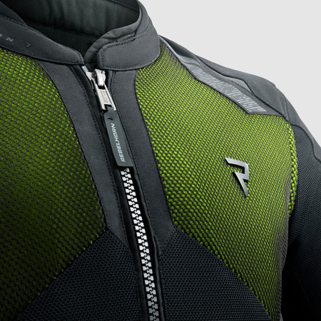 Kurtka Tekstylna Rebelhorn Jax Black/Fluo Yellow Xs