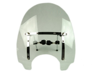 Szyba owiewka z blachami duża nie tłukąca