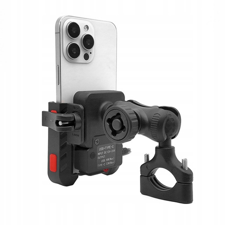 FreedConn MC41 Uchwyt Motocyklowy Ładowarka 36W Szybkie Ładowanie QC 3.0 + USB-C