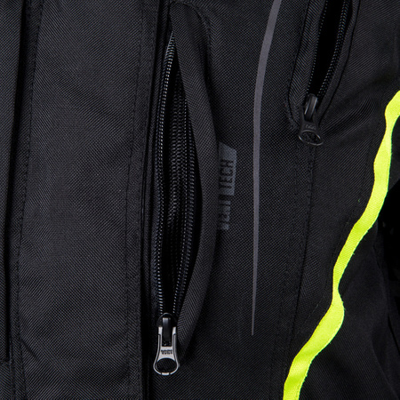 Kurtka Tekstylna OZONE Sahara Lady Black/Fluo Yellow