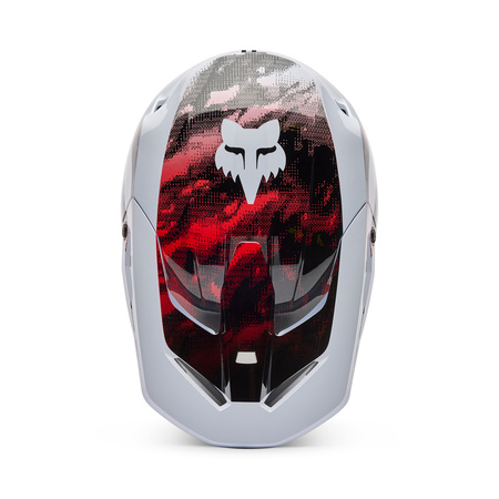 Kask motocrossowy FOX V1 Kairos White/Fluo Red MIPS®