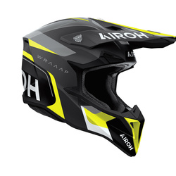 Kask Motocyklowy Airoh Wraaap Conquer Yellow Matt