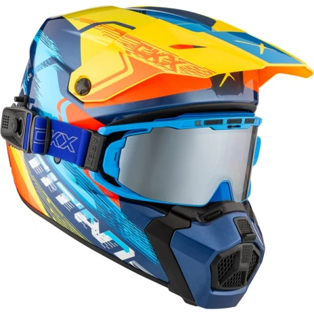 CKX Titan AMS Kask Zimowy + Gogle APEX ATV ECE DOT