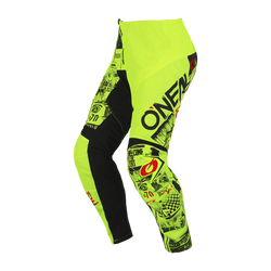 SPODNIE JUNIORSKIE O'NEAL ELEMENT ATTACK V.23 NEON YELLOW/BLACK