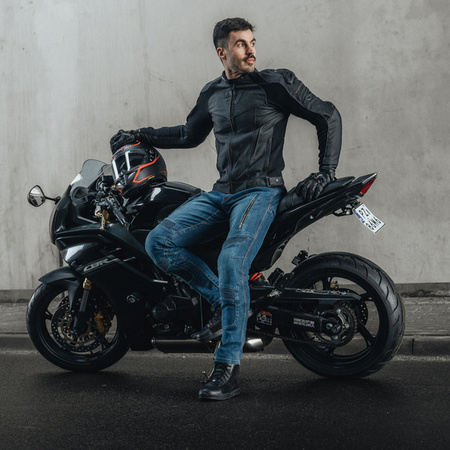 Spodnie jeans REBELHORN vandal denim black L32
