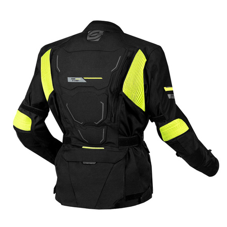 Kurtka Tekstylna OZONE Sahara Black/Fluo Yellow