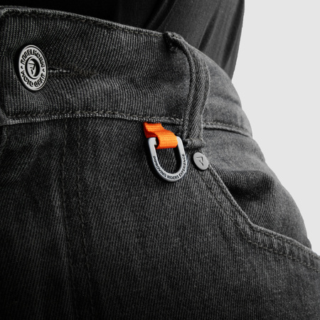 Spodnie Jeans Rebelhorn Vandal Monolayer Washed Black długość L34