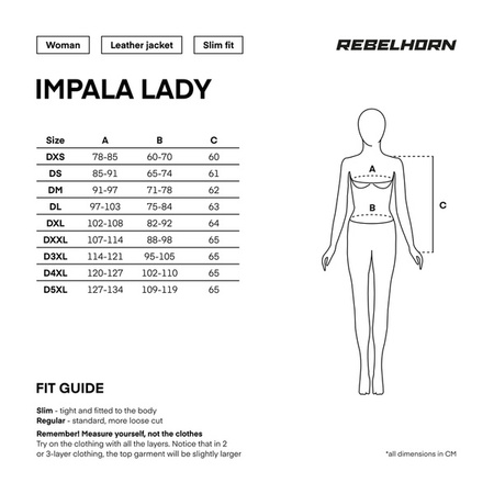 Kurtka Skórzana Rebelhorn Impala Lady Black